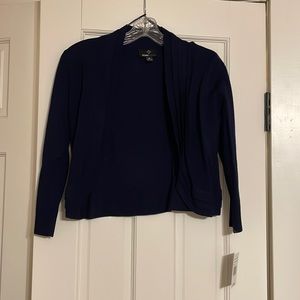 Navy blue cardigan